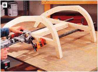 Woven Wood Deck Chair Stepbystep Woodbending Desk